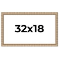 thumbnail image 1 of 32x18 Frame Silver Real Wood Picture Frame Width 1.5 inches | Interior Frame Depth 0.5 inches |, 1 of 8