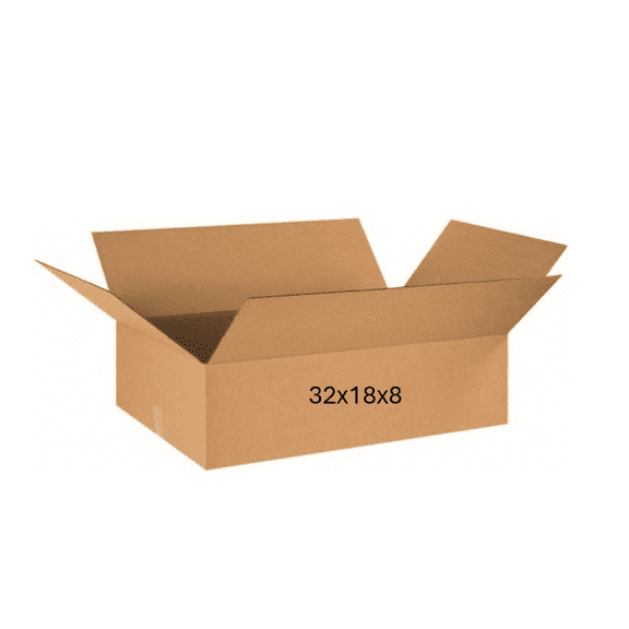 32x18x8 (200 lb strength) | SINGLE CARDBOARD BOX