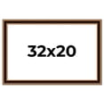 thumbnail image 1 of 32x20 Frame Gold Brown Plein Air Vintage Solid Wood Picture Frame | 1.75 Inches Moulding Width |, 1 of 8