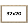 thumbnail image 1 of 32x20 Frame Silver Real Wood Picture Frame Width 1.5 inches | Interior Frame Depth 0.5 inches |, 1 of 8