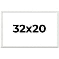 thumbnail image 1 of 32x20 Frame White Real Wood Picture Frame Width 0.75 inches | Interior Frame Depth 0.5 inches |, 1 of 8