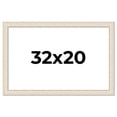 thumbnail image 1 of 32x20 Frame White Real Wood Picture Frame Width 1.75 inches | Interior Frame Depth 0.5 inches |, 1 of 8
