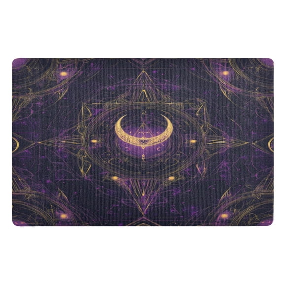 32x20 Inch Doormat Indoor Entrance Mat Entrance Welcome Mat Outdoor Mats for Front Door Ancient Symbol Pattern