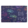 thumbnail image 1 of 32x20 Inch Doormat Indoor Entrance Mat Entrance Welcome Mat Outdoor Mats for Front Door Cute Cartoon Cat Spider Web, 1 of 8