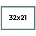 thumbnail image 1 of 32x21 Frame Blue Rustic Barnwood Solid Wood Picture Frame Width 1.25 Inches | Interior Depth 0.5, 1 of 8