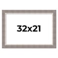 thumbnail image 1 of 32x21 Frame Grey Real Wood Picture Frame Width 2.75 Inches | Interior Frame Depth 0.5 Inches |, 1 of 8