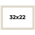 thumbnail image 1 of 32x22 Frame White Real Wood Picture Frame Width 1.75 inches | Interior Frame Depth 0.5 inches |, 1 of 8