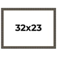 thumbnail image 1 of 32x23 Frame Black Bamboo Solid Wood Picture Frame Width 1.5 Inches | Interior Frame Depth 0.5, 1 of 8