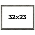 thumbnail image 1 of 32x23 Frame Black-Brown Medieval Solid Wood Picture Frame | 1.5 Inch Moulding Width | Gotham, 1 of 8