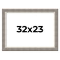 thumbnail image 1 of 32x23 Frame Grey Real Wood Picture Frame Width 2.75 Inches | Interior Frame Depth 0.5 Inches |, 1 of 8