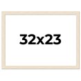 thumbnail image 1 of 32x23 Frame White Real Wood Picture Frame Width 1.5 inches | Interior Frame Depth 0.5 inches | Barn, 1 of 8