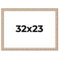 thumbnail image 1 of 32x23 Frame White Real Wood Picture Frame Width 1.5 inches | Interior Frame Depth 0.5 inches |, 1 of 8