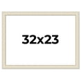 thumbnail image 1 of 32x23 Frame White Real Wood Picture Frame Width 1.75 inches | Interior Frame Depth 0.5 inches |, 1 of 8