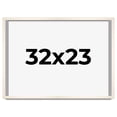thumbnail image 1 of 32x23 Frame White Wheat Solid Wood Picture Frame | Moulding Width 0.75 Inches | Interior Depth 0.5, 1 of 8
