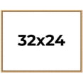thumbnail image 1 of 32x24 Frame Beaded Gold Solid Wood Picture Frame | 0.75 Inches Moulding Width | Liscio Oro, 1 of 8