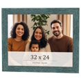 thumbnail image 1 of 32x24 Frame Blue Rustic Barnwood Solid Wood Picture Frame Width 1.25 Inches | Interior Depth 0.5, 1 of 8