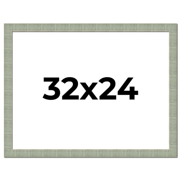 32x24 Frame Green Desert Pear Solid Wood Picture Frame | 1.625 Inch Moulding Width | Interior Frame
