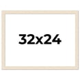 thumbnail image 1 of 32x24 Frame White Real Wood Picture Frame Width 1.5 inches | Interior Frame Depth 0.5 inches | Barn, 1 of 8