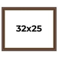 thumbnail image 1 of 32x25 Copper and Brown Real Wood Picture Frame Width 2 inches | Interior Frame Depth 0.5 inches |, 1 of 8