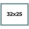 thumbnail image 1 of 32x25 Frame Blue Rustic Barnwood Solid Wood Picture Frame Width 1.25 Inches | Interior Depth 0.5, 1 of 8