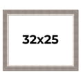 thumbnail image 1 of 32x25 Frame Grey Real Wood Picture Frame Width 2.75 Inches | Interior Frame Depth 0.5 Inches |, 1 of 8