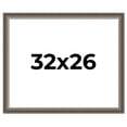 thumbnail image 1 of 32x26 Frame Brown Solid Wood Picture Frame | 1.75 Inch Moulding Width | Austin Frame Complete with, 1 of 8