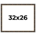 thumbnail image 1 of 32x26 Frame Gold Real Wood Picture Frame Width 1.5 inches | Interior Frame Depth 0.5 inches |, 1 of 8