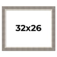 thumbnail image 1 of 32x26 Frame Grey Real Wood Picture Frame Width 2.75 Inches | Interior Frame Depth 0.5 Inches |, 1 of 8