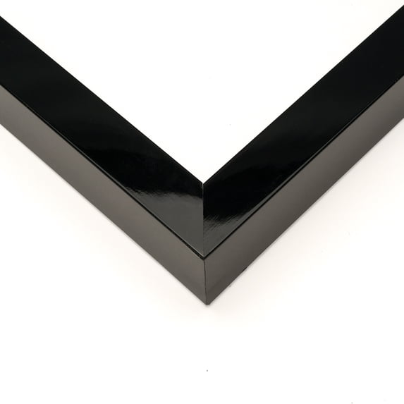 32x26 Shadow Box Frame Black | 1.625 inches Deep Real Wood Contemporary Shadowbox Display Frame |