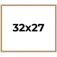 thumbnail image 1 of 32x27 Frame Beaded Gold Solid Wood Picture Frame | 0.75 Inches Moulding Width | Liscio Oro, 1 of 8
