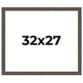 thumbnail image 1 of 32x27 Frame Black Bamboo Solid Wood Picture Frame Width 1.5 Inches | Interior Frame Depth 0.5, 1 of 8