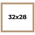 thumbnail image 1 of 32x28 Frame Charleston Honey Brown Solid Wood Picture Frame Width 1.75 Inches | Interior Depth 0.5, 1 of 8
