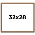 thumbnail image 1 of 32x28 Frame Gold Real Wood Picture Frame Width 1.25 inches | Interior Frame Depth 0.5 inches |, 1 of 8
