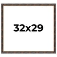 thumbnail image 1 of 32x29 Frame Gold Real Wood Picture Frame Width 1.5 inches | Interior Frame Depth 0.5 inches |, 1 of 8