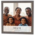 thumbnail image 1 of 32x31 Frame Blue Kingsley Pewter Solid Wood Picture Frame Width 0.75 Inches |Interior Depth 0.5, 1 of 8