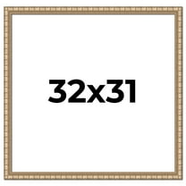 32x31 Frame Silver Real Wood Picture Frame Width 1.5 inches | Interior Frame Depth 0.5 inches |