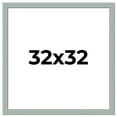 thumbnail image 1 of 32x32 Frame Blue Teal Distressed Solid Wood Picture Frame | 1.625 Inch Moulding Width | Sonoma Blue, 1 of 8
