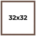 thumbnail image 1 of 32x32 Frame Brown Distressed Barnwood Picture Frame | Rustic Farmhouse Photo Frame Includes UV, 1 of 8