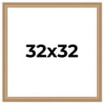thumbnail image 1 of 32x32 Frame Charleston Honey Brown Solid Wood Picture Frame Width 1.75 Inches | Interior Depth 0.5, 1 of 8