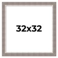 thumbnail image 1 of 32x32 Frame Grey Real Wood Picture Frame Width 2.75 Inches | Interior Frame Depth 0.5 Inches |, 1 of 8