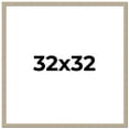 thumbnail image 1 of 32x32 Frame Grey Solid Wood Picture Frame Width 1 Inches | Interior Frame Depth 0.5 Inches |, 1 of 8