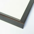 thumbnail image 1 of 32x35 Frame Black & Bronze Solid Wood Picture Frame Width 0.75 Inches | Interior Frame Depth 0.75, 1 of 6