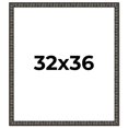 thumbnail image 1 of 32x36 Frame Black-Brown Medieval Solid Wood Picture Frame | 1.5 Inch Moulding Width | Gotham, 1 of 8