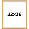 thumbnail image 1 of 32x36 Frame Gold Rustic Solid Wood Picture Frame | 1.25 Inch Wide Moulding | Rustique Gold, 1 of 8