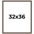 thumbnail image 1 of 32x36 Frame Golden Caramel Solid Wood Bronze Picture Frame | 1.25 Inch Moulding Width | 0.5 Inch, 1 of 8