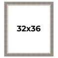 thumbnail image 1 of 32x36 Frame Grey Real Wood Picture Frame Width 2.75 Inches | Interior Frame Depth 0.5 Inches |, 1 of 8