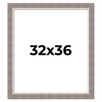 32x36 Frame Grey Real Wood Picture Frame Width 2.75 Inches | Interior Frame Depth 0.5 Inches |