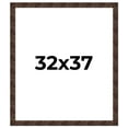 thumbnail image 1 of 32x37 Frame Brown Burl Real Wood Picture Frame Width 1.625 Inches | Interior Frame Depth 0.5 Inches, 1 of 8
