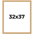 thumbnail image 1 of 32x37 Frame Gold Rustic Solid Wood Picture Frame | 1.25 Inch Wide Moulding | Rustique Gold, 1 of 8