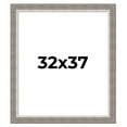 thumbnail image 1 of 32x37 Frame Grey Real Wood Picture Frame Width 2.75 Inches | Interior Frame Depth 0.5 Inches |, 1 of 8